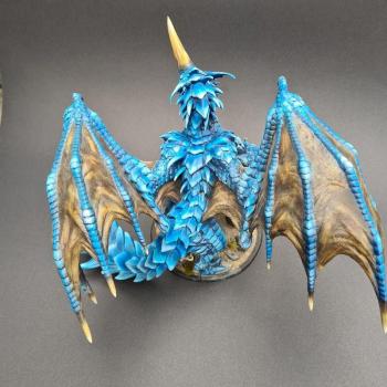 Ancient Blue Dragon by Kburn