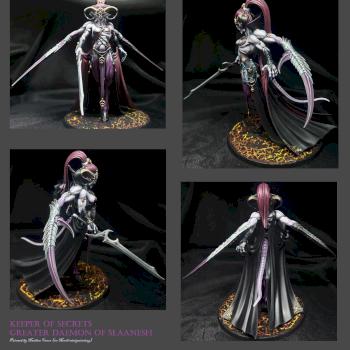 Keeper of Secrets, Greater Daemon of Slaanesh by Natecross1990