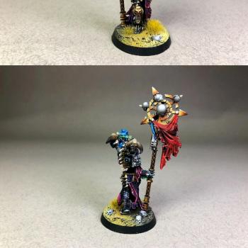 Chaos Space Marines Sorceress by TheBirdsAreBlack