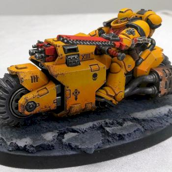 Imperial Fist Outrider by CerberusXt