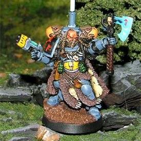 Space Wolf Rune Priest by markvtes