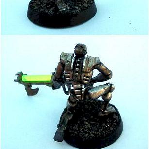 Necron Warrior by Maelis