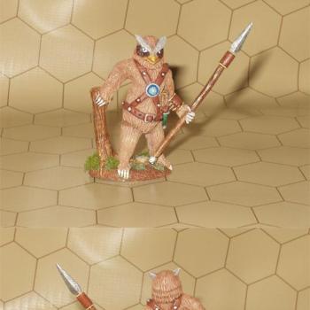 Owlbear w/ Spear by RabidMonkey