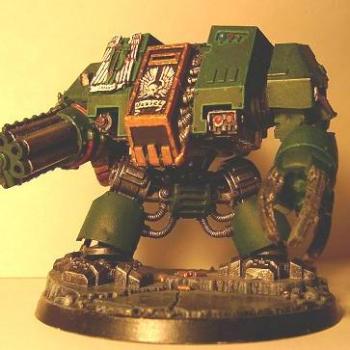 Dark Angels Dreadnought by elim rawne