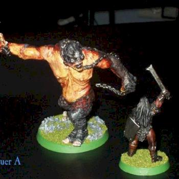 Uruk & Troll LOTR by ansquer