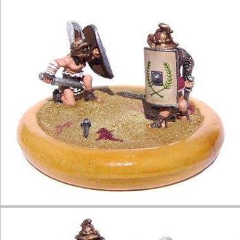 Gladiators mini diorama by Bodrius