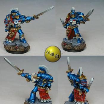 Ultramarine Honour Guard Champion by nels0nmac