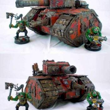 Orks Looted Tank by marcineczek0
