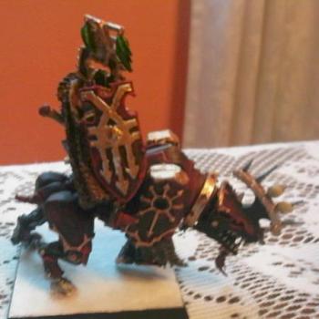Khorne Chaos Lord on Juggernaut 2 by Furry Jedath