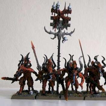 Bloodletters of Khorne by ChrisCarswell