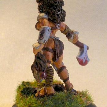 Nyree, Female Pit Fighter (Reaper 28mm) by Krodar