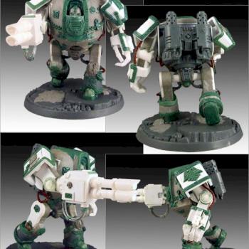 Pre-Heresy Ravenguard Dreadnought by insaniak