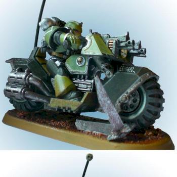 Space Marine Biker by krajceck