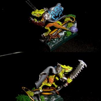 Saurus on Salamander by Vonzippo