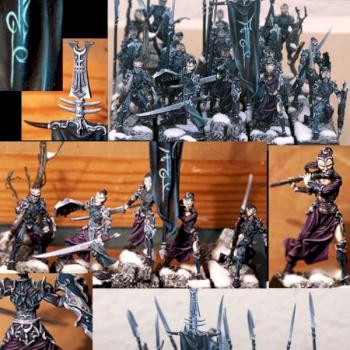 Dark elf Speermen Unit by lukatme