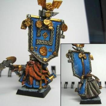 Dwarf Thane BSB by SuperArchMegalon