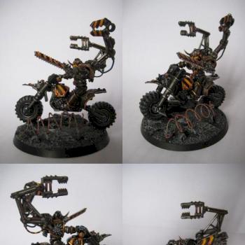 Iron Warrior Lord on dirt bike by arthubert