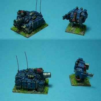 Epic - Ultramarines Vindicator and Cybot by Hawk02