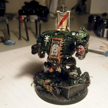 Dark Angels Melta Dreadnaught from AoBR by lazy.sarge