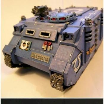 Space Marine: Rino 'Nuntius' Ultramarines of the day and night by bonecamp1779
