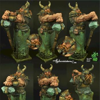 Dwarf Bust height 245mm by Scibor