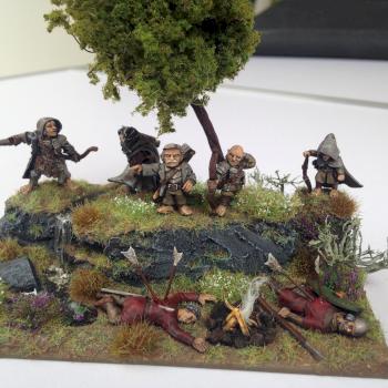 Halfling Scout Troop by Rhordianstealer