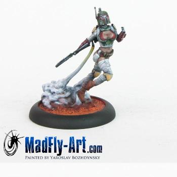 Vixen Hunter with helmet by MadFlyArtStudio
