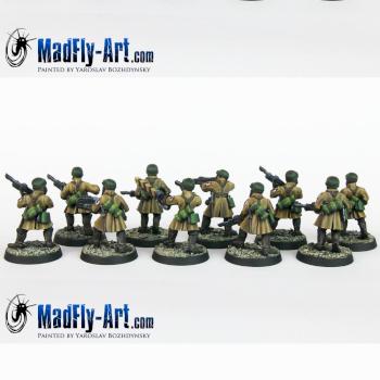 Steel Legion Infantry Squad 2 by MadFlyArtStudio