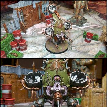 Death Guard drone on field by GAS