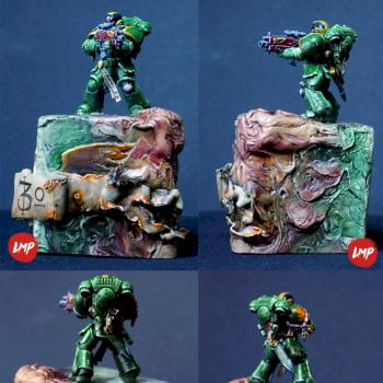 Primaris Intercessor Veteran Sergeant by Little Mad Paintings
