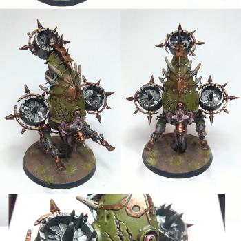 Death Guard Foetid Bloat drone by GAS