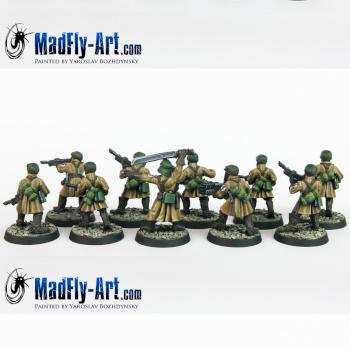 Steel Legion Infantry Squad 3 by MadFlyArtStudio