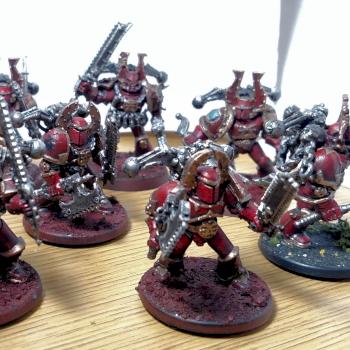 Khorne Berzerkers by TheReddestButcher