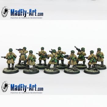 Steel Legion Infantry Squad 4 by MadFlyArtStudio