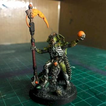 Necron Overlord by JinxNine