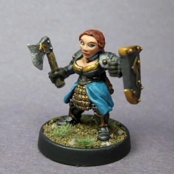 06115: Shield Maiden by mikecarrero