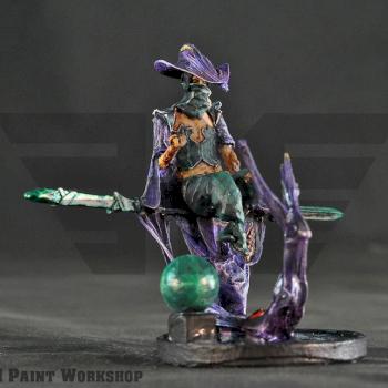 Kingdom Death Disciple of the Witch #4 Pin Up by hmpaintworkshop