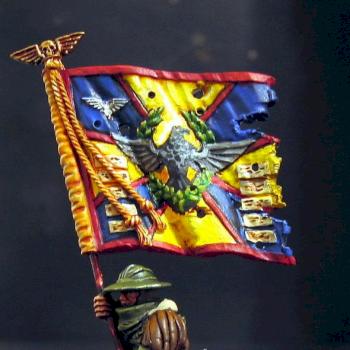 Imperial Guard Standard Bearer by grndl
