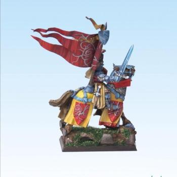 Bretonnian Standard Bearer by Black Gobbo