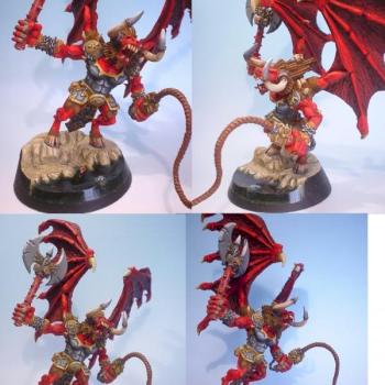 le grand tout rouge / Bloodthirster / Buveur de Sang by elfgidrungal