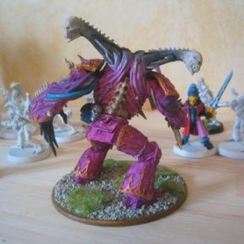Slaanesh Daemon Prince rear by Hybrid9