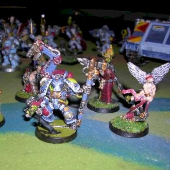 loups de fer spacewolf et sa suite de servant by capitaine noldred