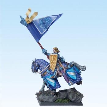 Bretonnian Standard bearer by Black Gobbo