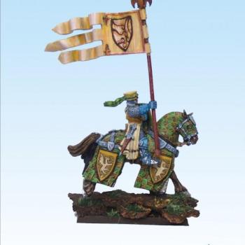 Bretonnian Standard Bearer by Black Gobbo