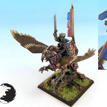 King Louen on Hippogriff by Fenris Studio
