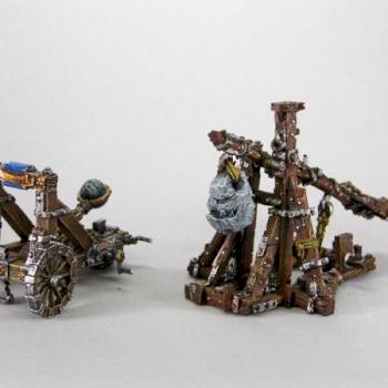 Dwarf and Orc Rock Lobbers by LordSat