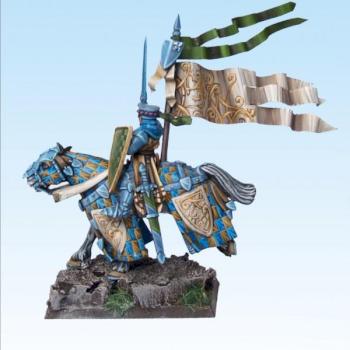 Bretonnian Standard Bearer by Black Gobbo