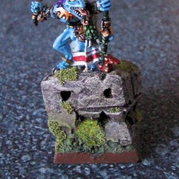 Skink Priest Nuqalotl by grndl