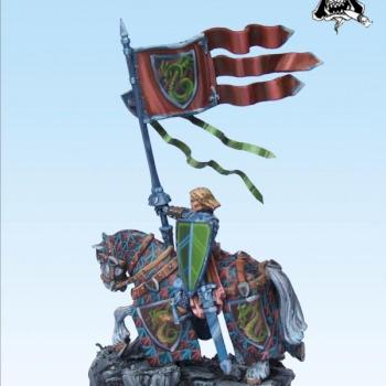 Bretonnian Standard Bearer by Black Gobbo
