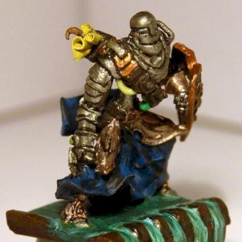 Repost of Thalmok Ironfist (Warfroged) w/ base by grimjack2600
